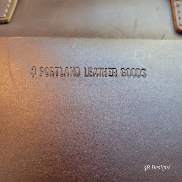 Portland Leather Medium Crossbody Tote w/Zipper, Grizzly - Picture 3 of 9